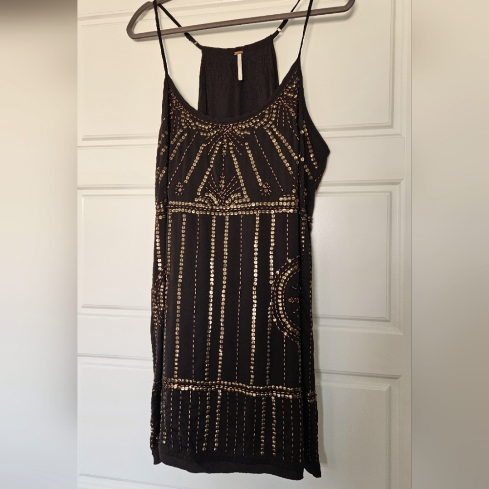 Free People sequin mini dress